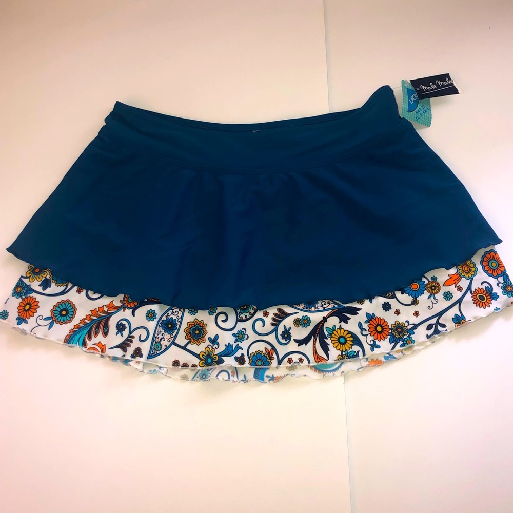 Swim Skirt Medium Beach Cover Up Baltex NWT